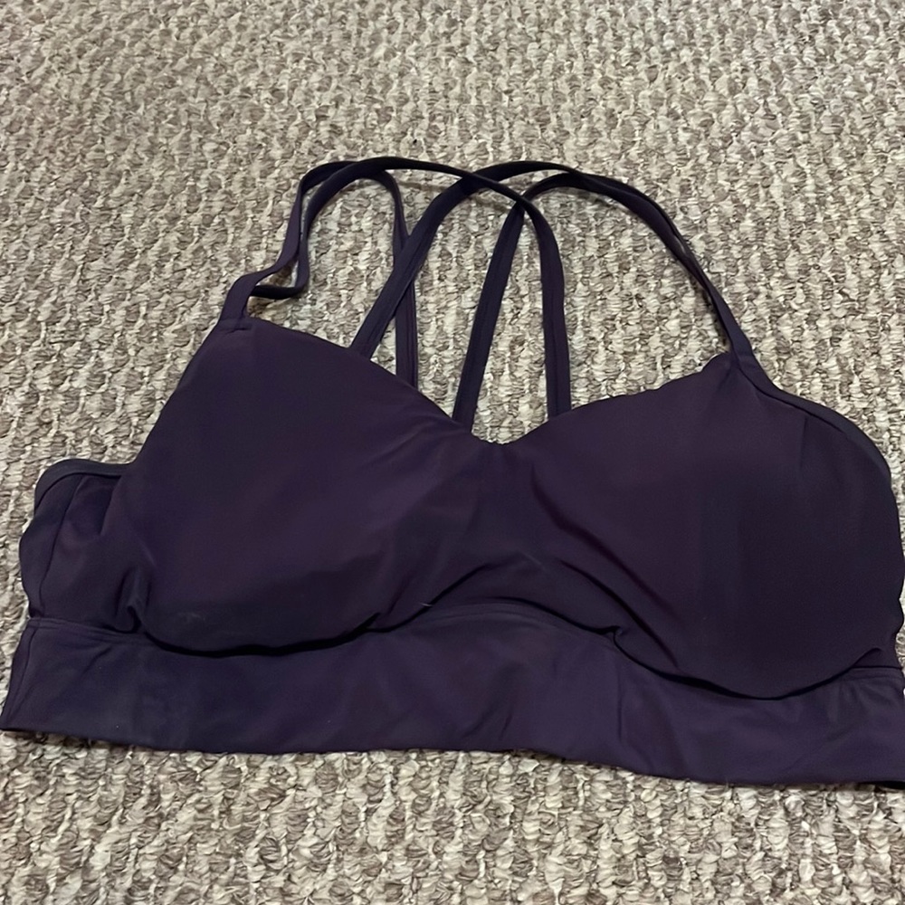 Purple sports bra size XL